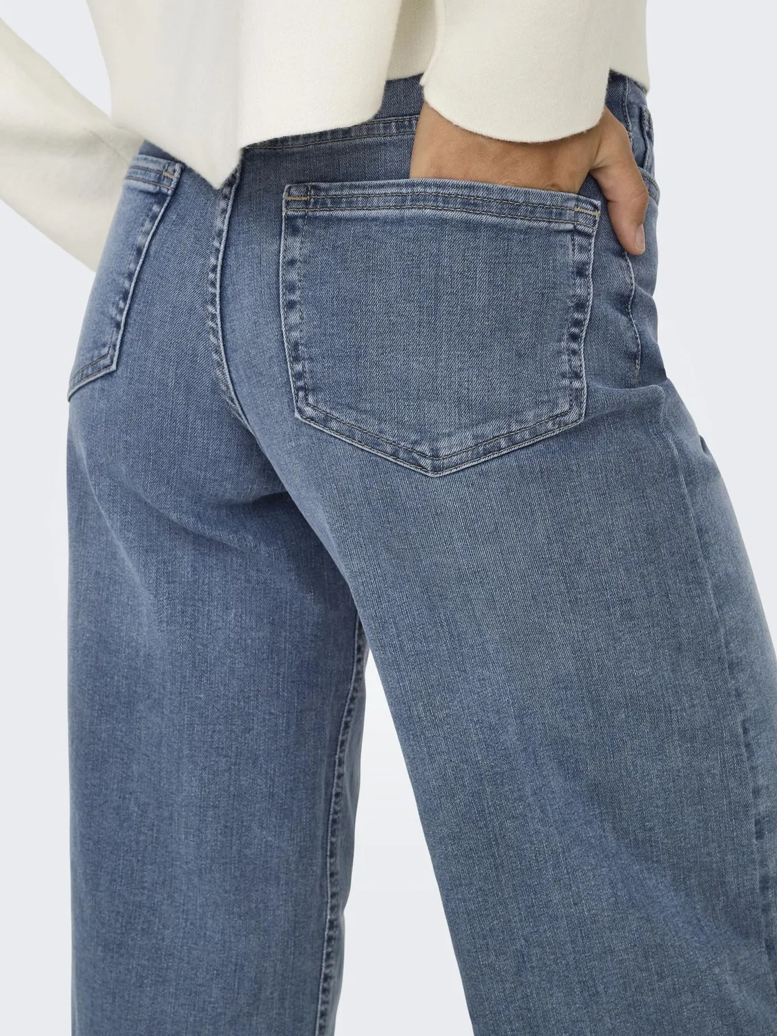ONLY Onlmadison jeans wide donna blush S/32L