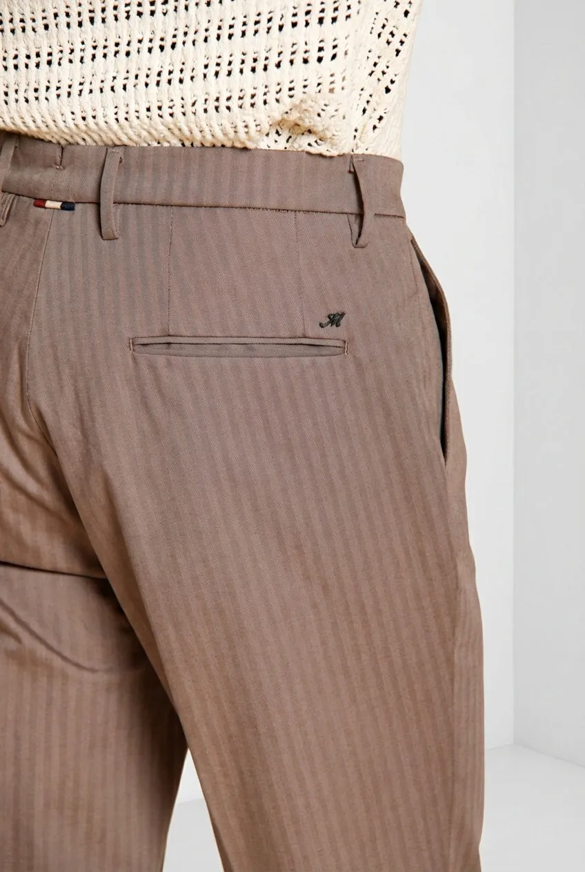 Mason's Boston chino uomo relaxed testa di moro