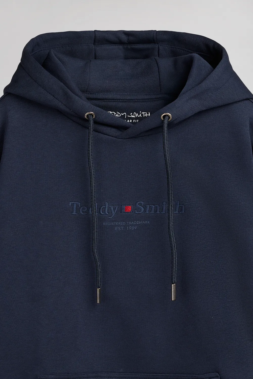 Teddy Smith S-Jim Hoody felpa total navy uomo