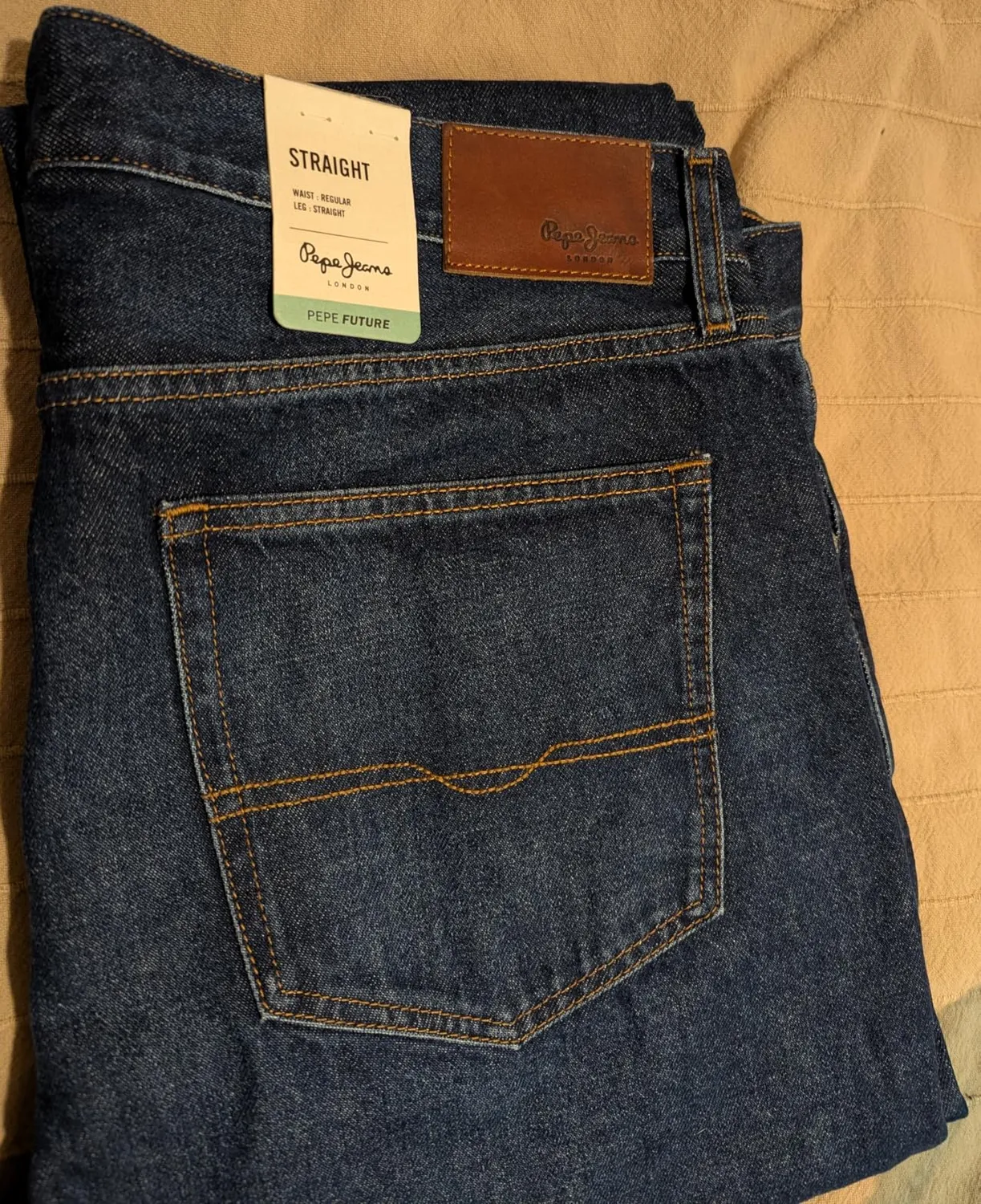 Pepe Jeans Jeans Uomo Dritto 36W/30L blu scuro