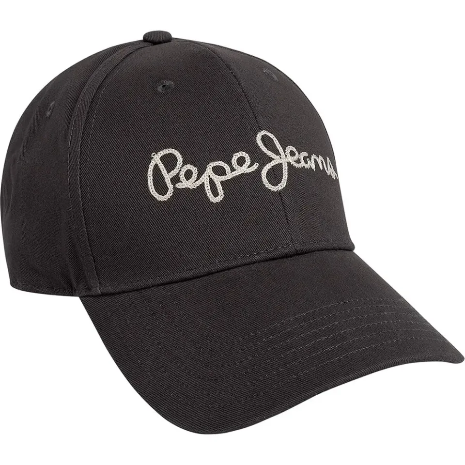 Pepe Jeans Mallon Cappellino Uomo Nero in Cotone