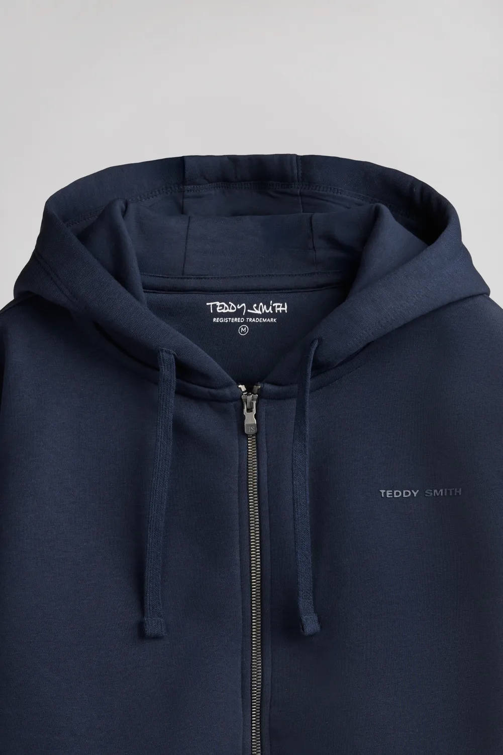 Teddy Smith Giclass Little felpa uomo blu zip