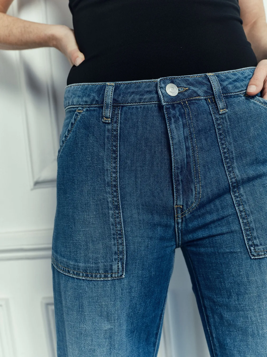 acquaverde Gatsby jeans Worn svasato