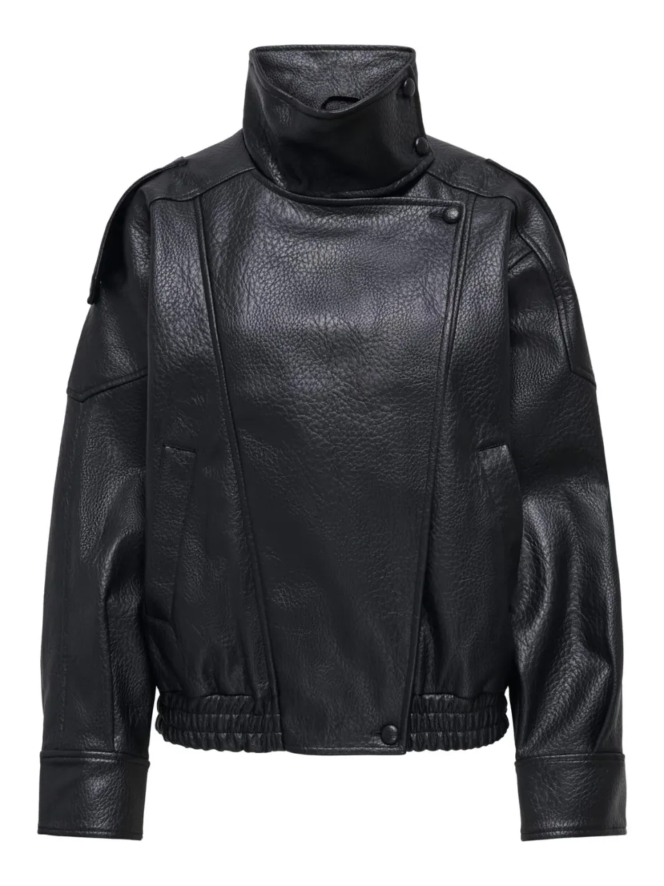 ONLY Onlvani L/S Giacca Ecopelle Donna L Nera