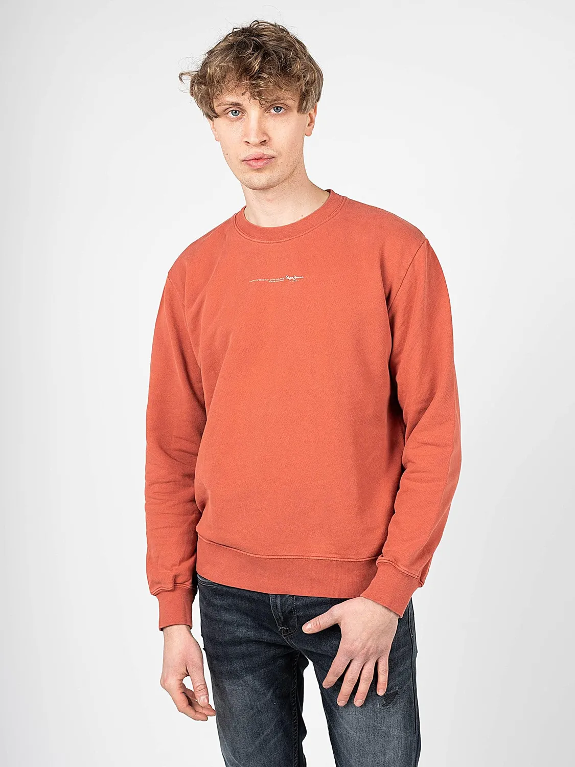 Pepe Jeans David Crew Felpa Uomo M Nera Cotone