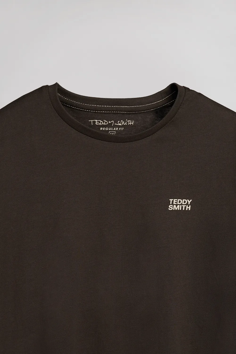 Teddy Smith The Tee 1 T-shirt kaki scuro uomo