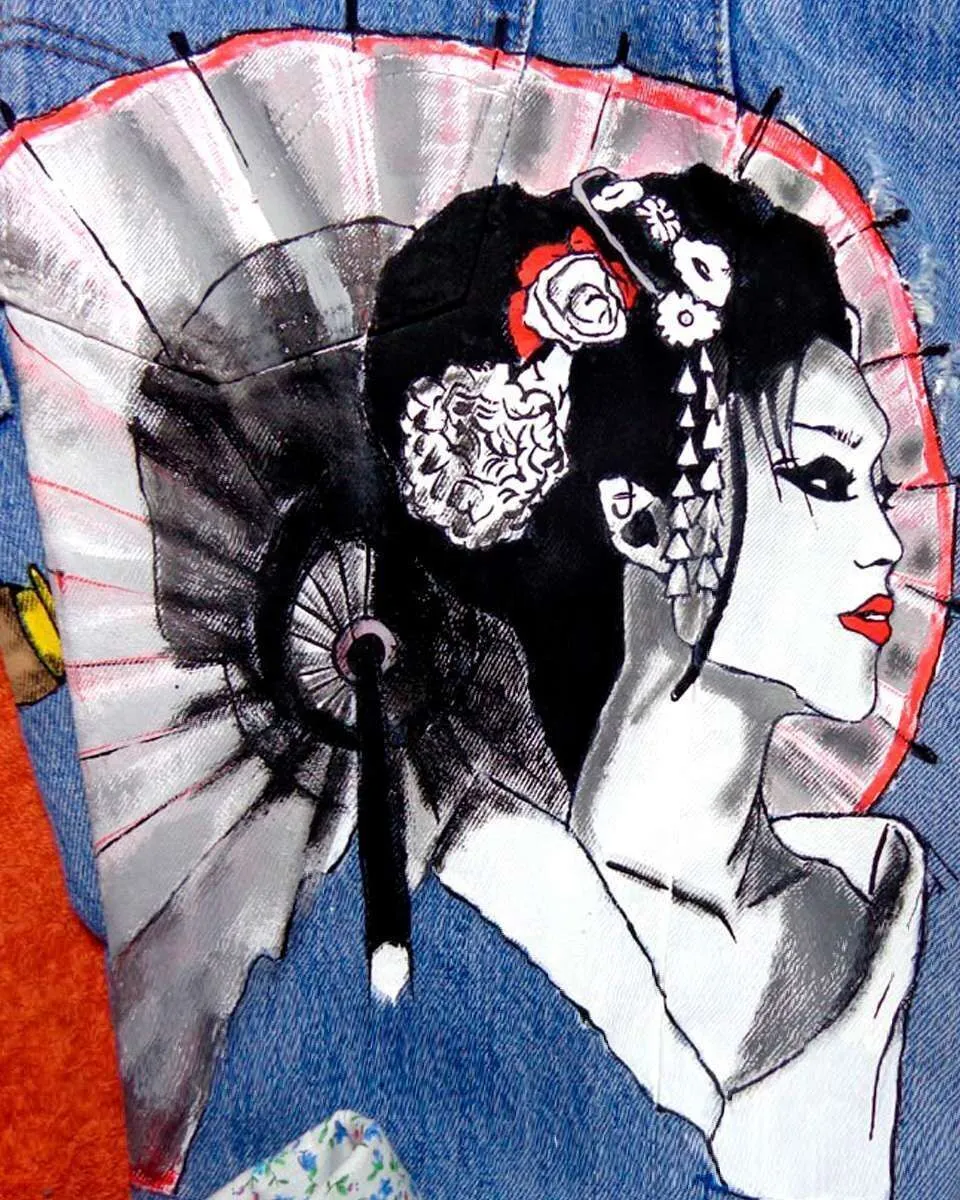 Never Say Never Levi's Vintage Jeans Geisha Pergamena