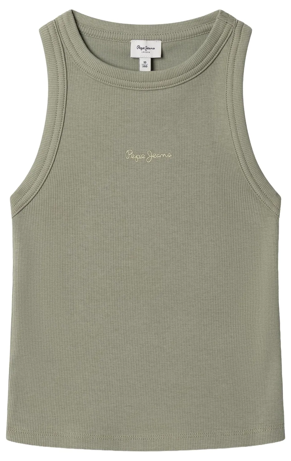 Pepe Jeans Giselle canotta bambina 10 anni costine logo