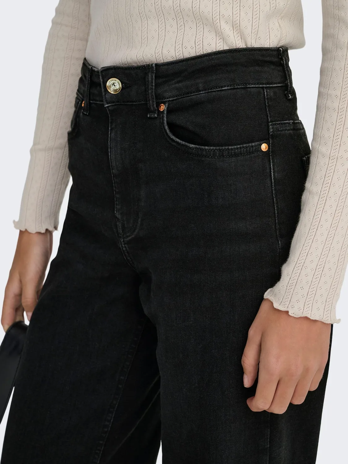 ONLY Onlmadison Blush jeans wide XL/34L denim chiaro