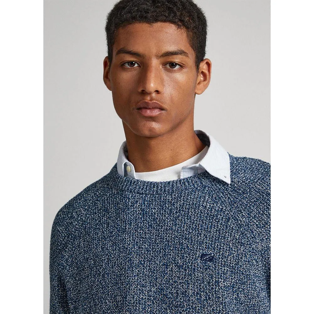 Pepe Jeans Sherwood Maglione Uomo L Blu Moulinè