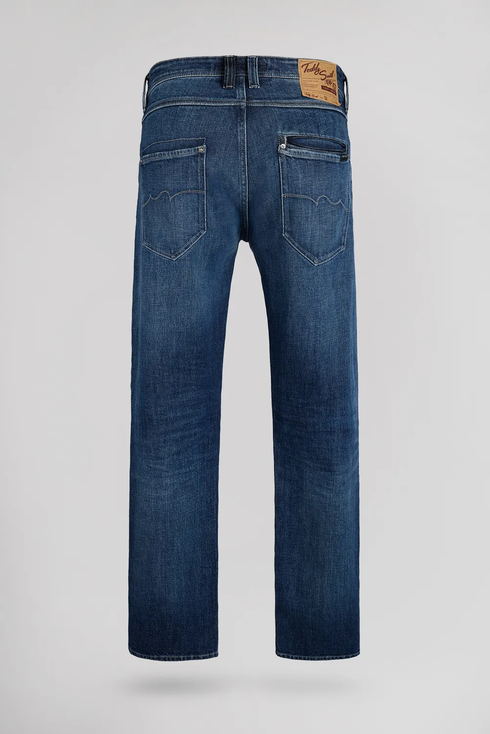 Teddy Smith Rope Reg L32 jeans uomo dritto blu old new