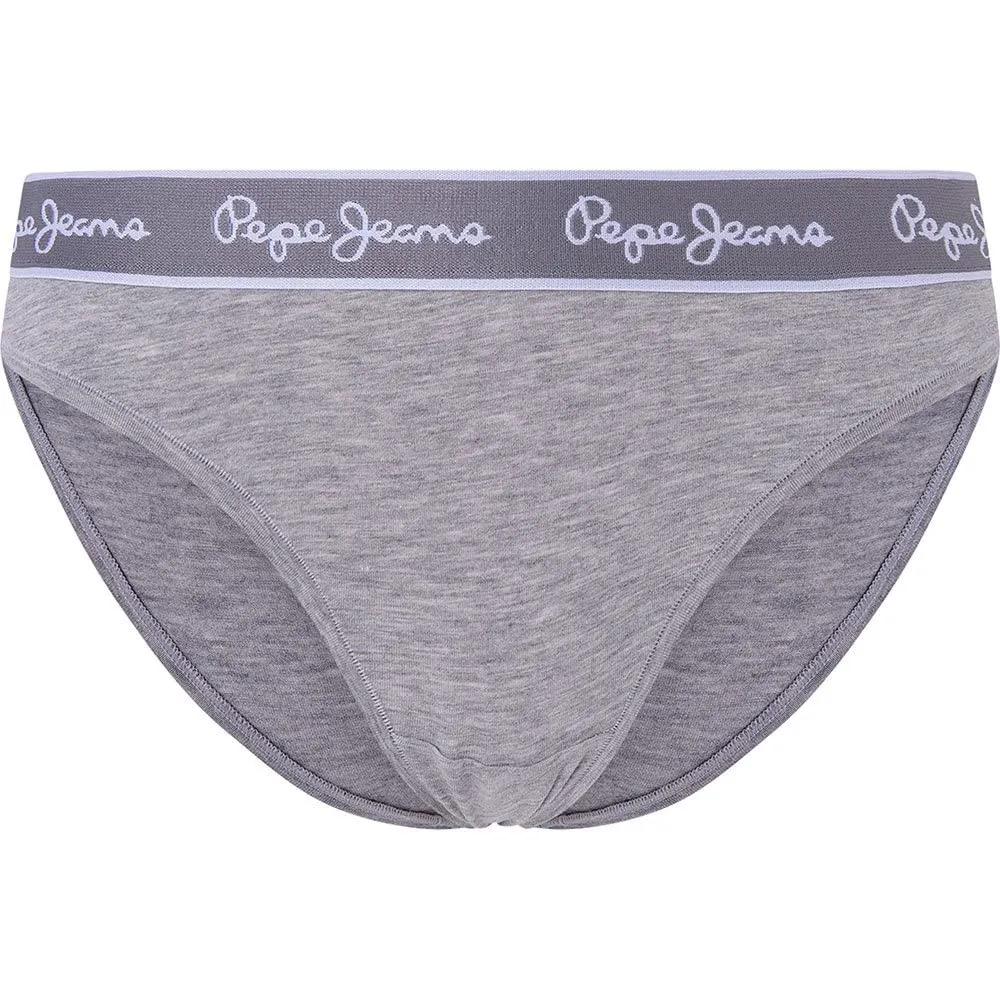 Pepe Jeans Pepe Bikini Slip Donna S Cotone Pacco da 1