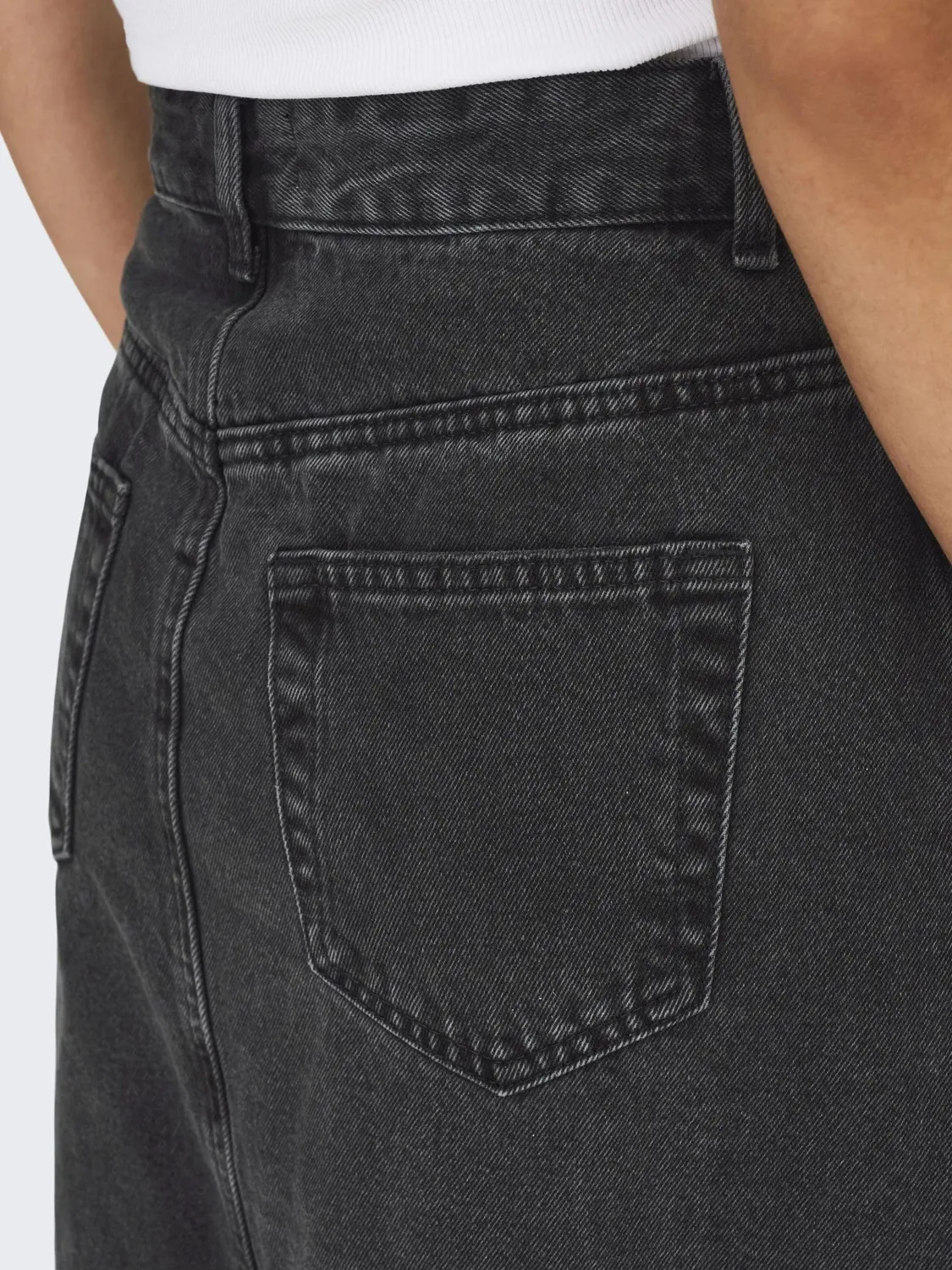 ONLY Onlnelia gonna jeans S nero delavé lunga