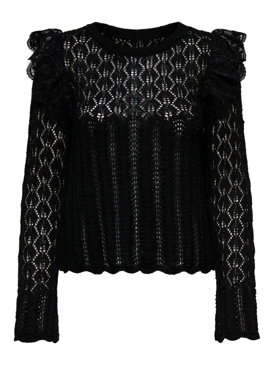 ONLY Onlashley LS O-Neck Mix Knt maglione M girocollo
