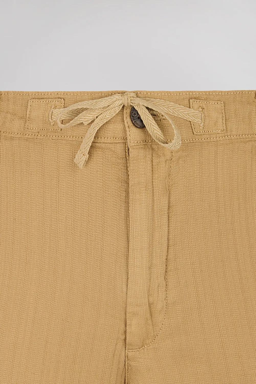 Teddy Smith S-Darius Shorts Pantaloncini Beige Lino Cotone