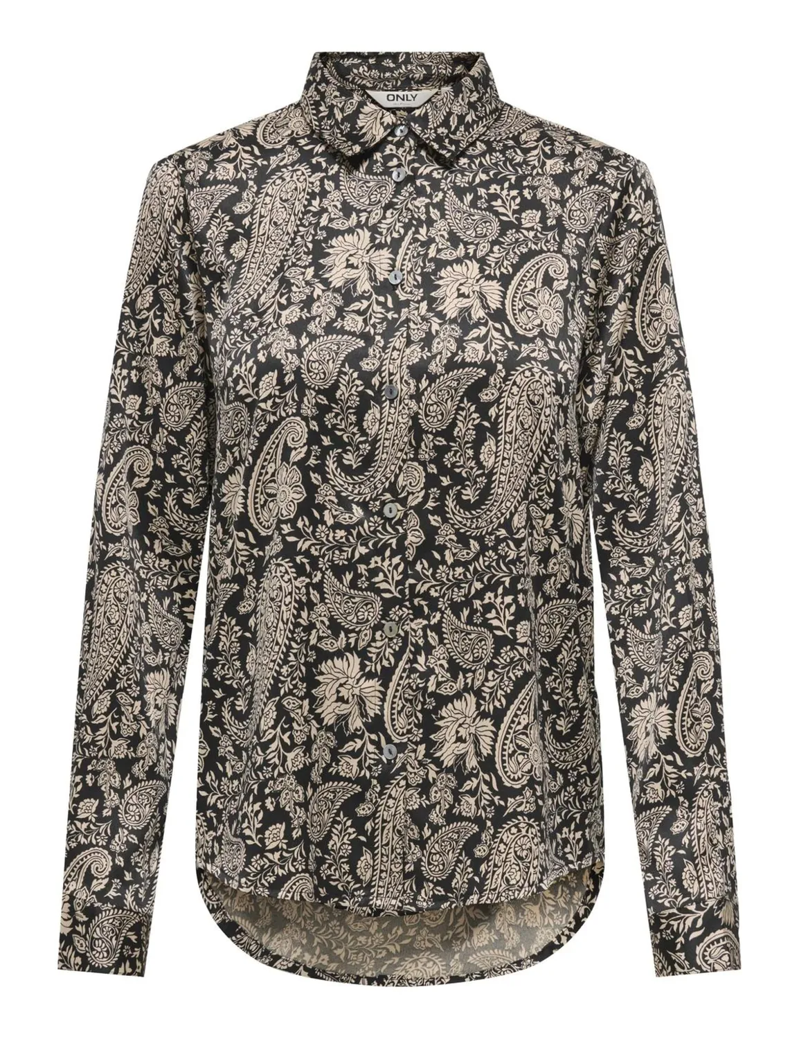 ONLY ONLJane Life L/S Shirt Wvn Camicia marrone cioccolato