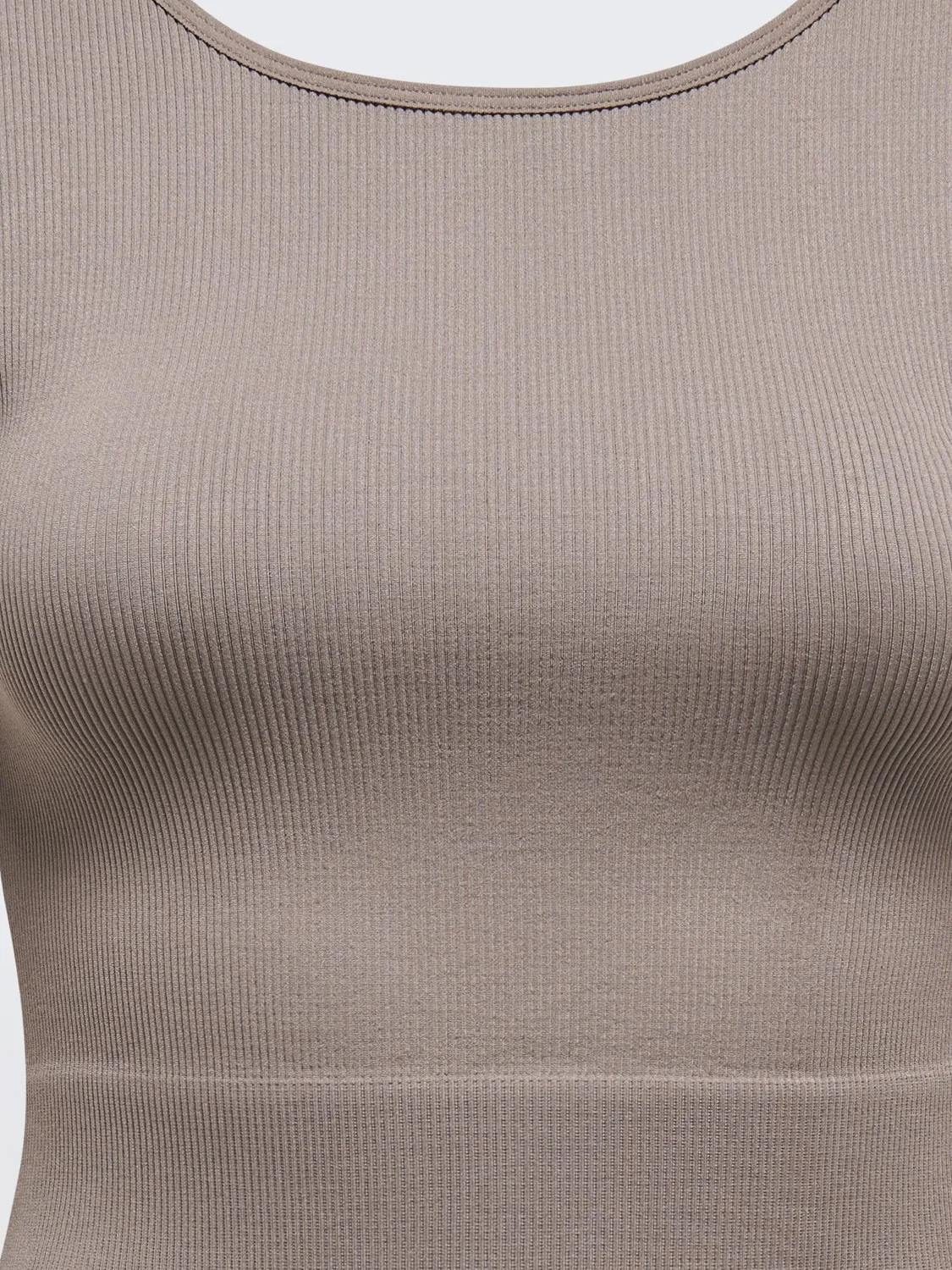 ONLY Onpjaia Life Top Crop S-M sportivo nero cuciture