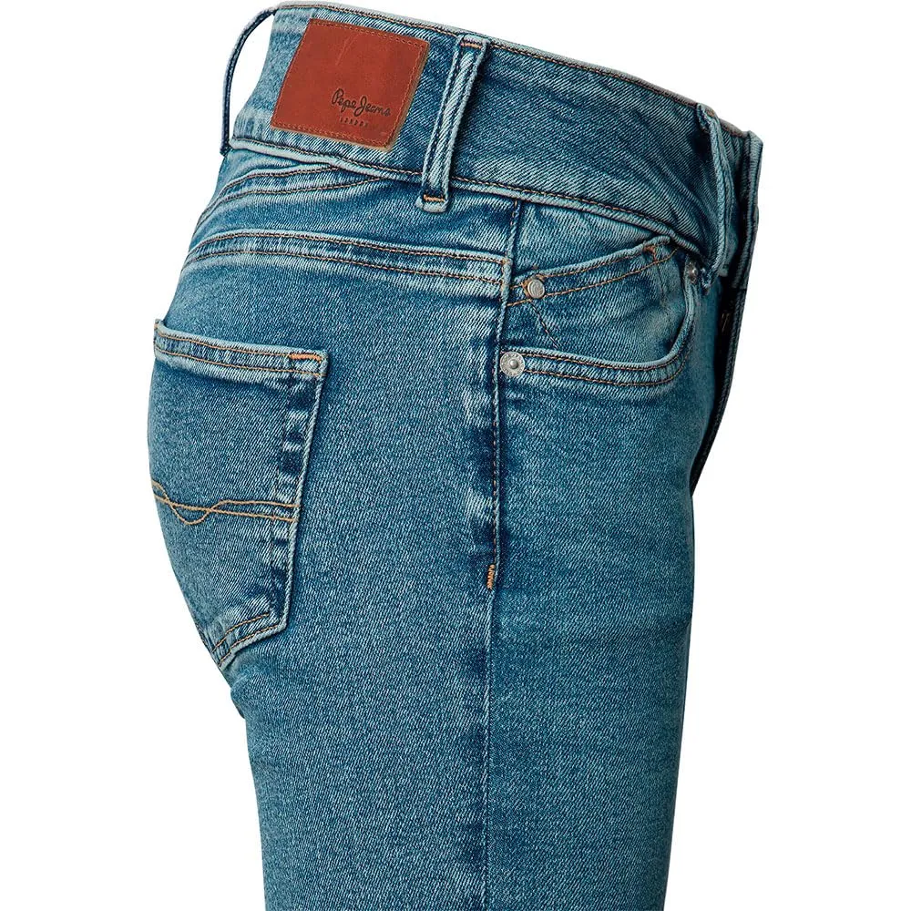 Pepe Jeans Slim MW jeans donna slim blu Ia3 modale