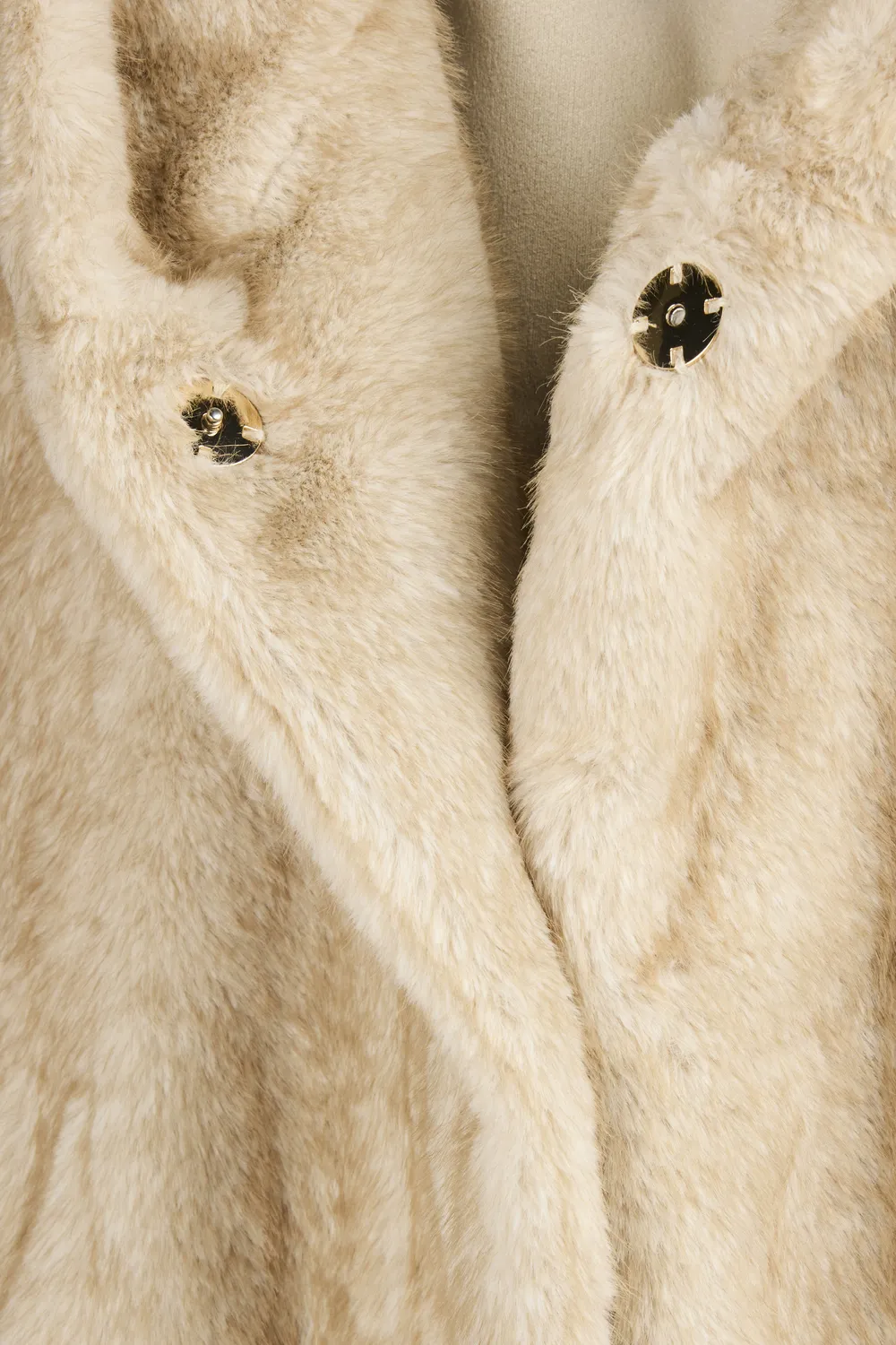 Teddy Smith B-Anouk giubbotto pelliccia sintetica beige wolf