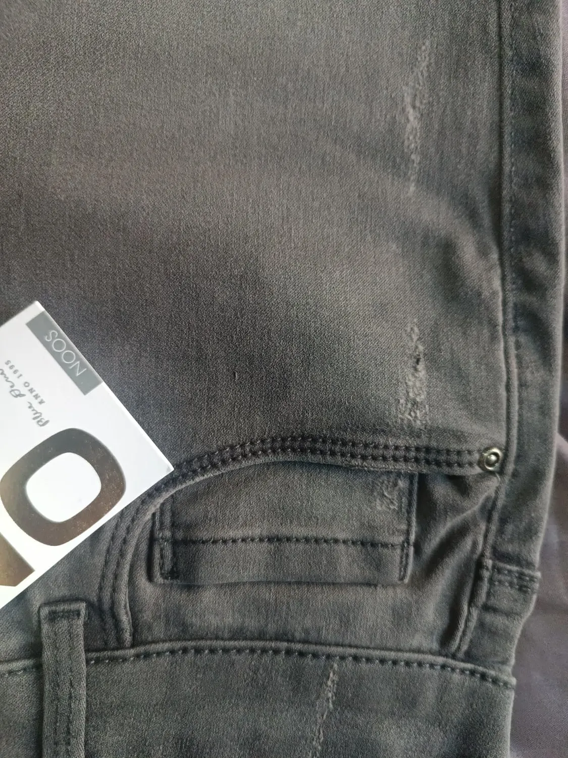 Only Onlroyal HW Skinny Pocket Cut Ext jeans donna nero