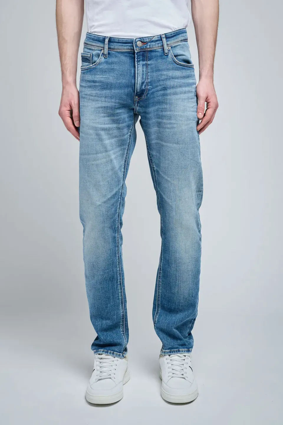 Teddy Smith Reeple Rock L32 jean uomo vintage dark