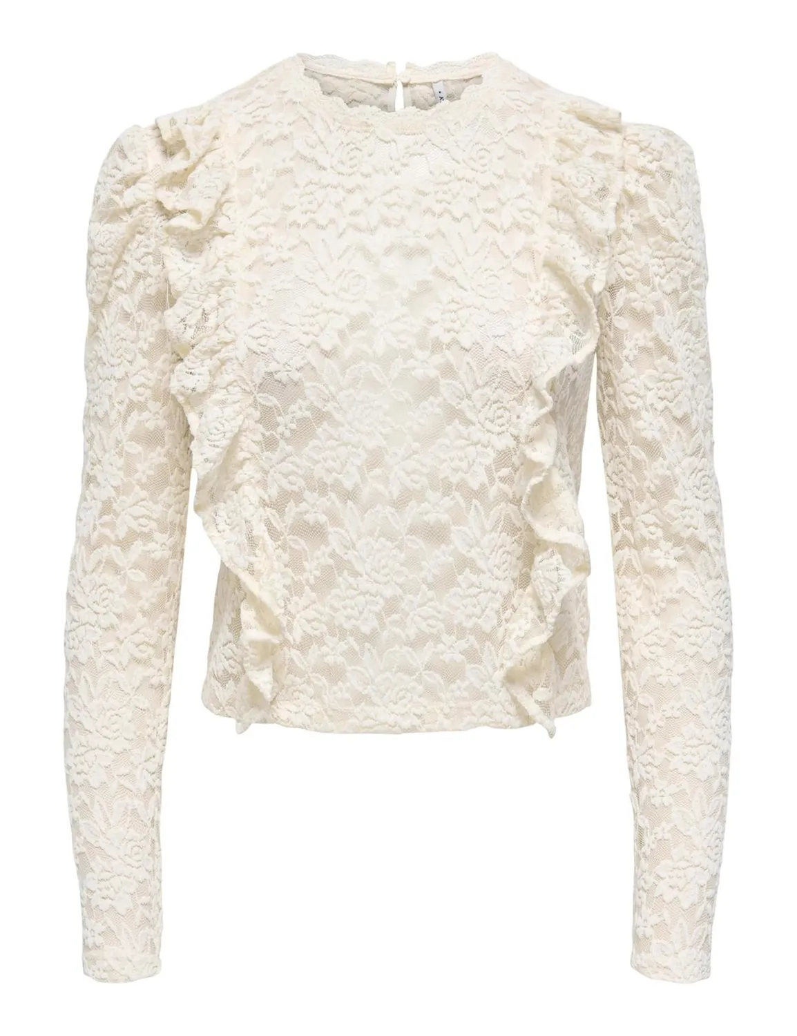 ONLY Onllamir top pizzo donna manica lunga