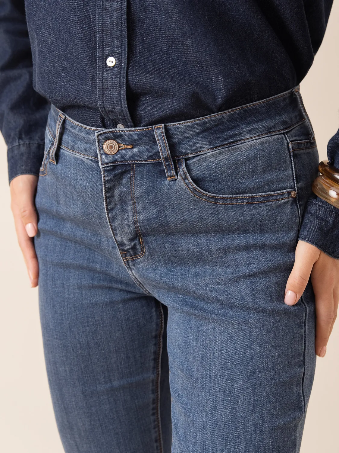 Oraije Emma jeans flare blu stone