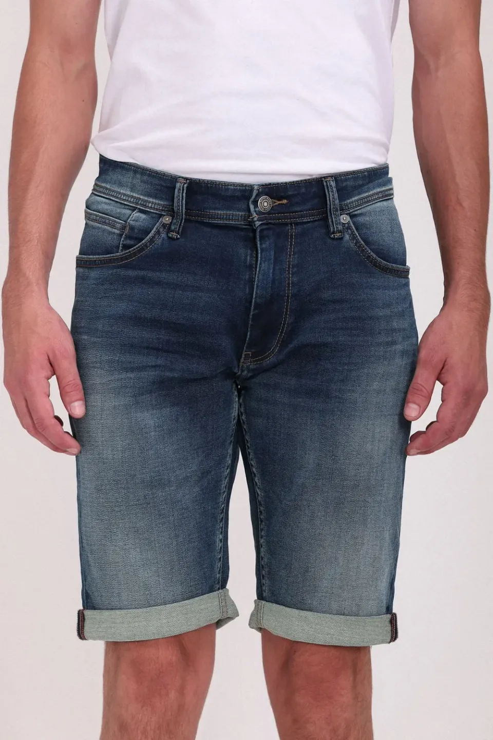 Teddy Smith Scotty 3 bermuda uomo denim dye