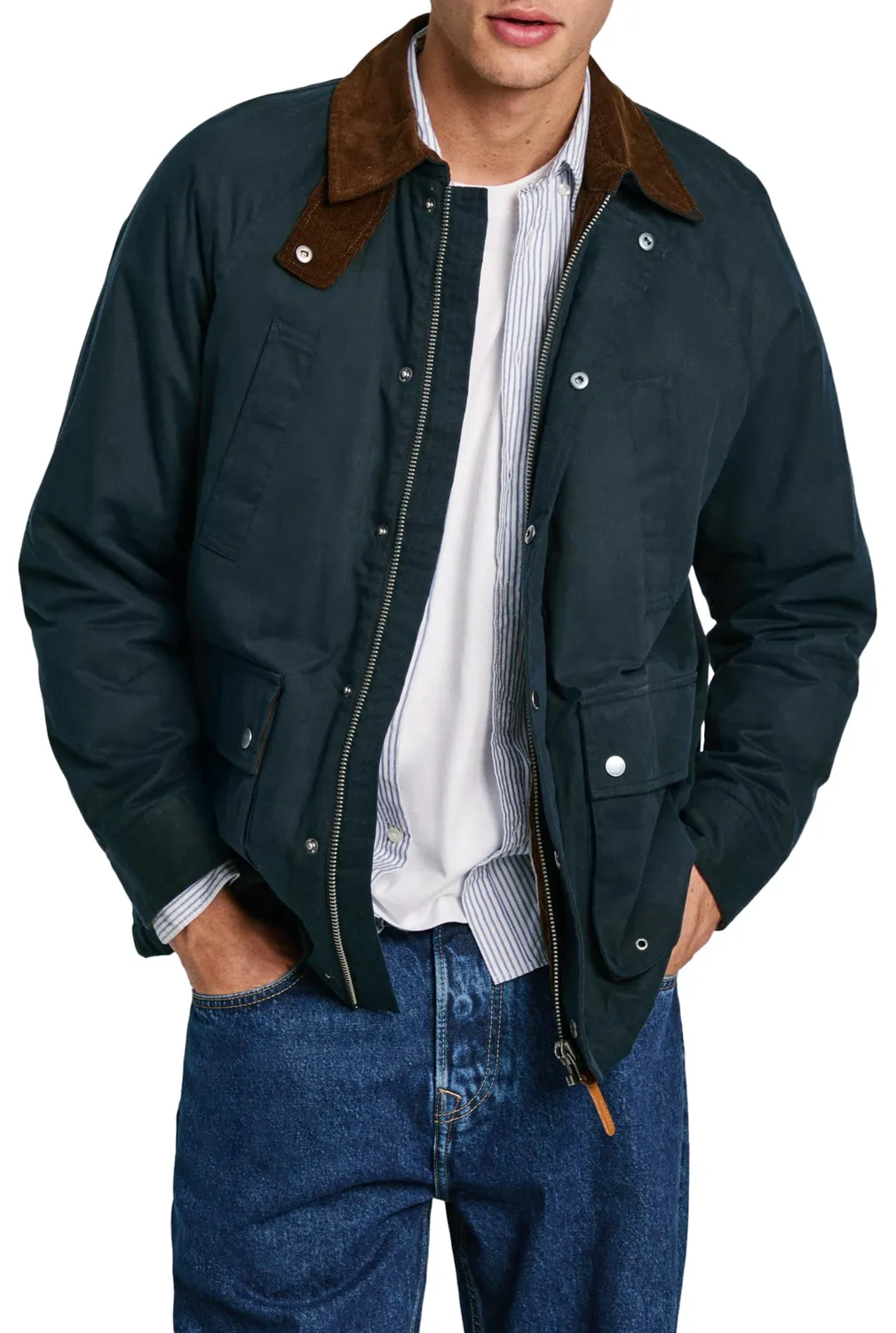 Pepe Jeans Togan giacca uomo M cerata