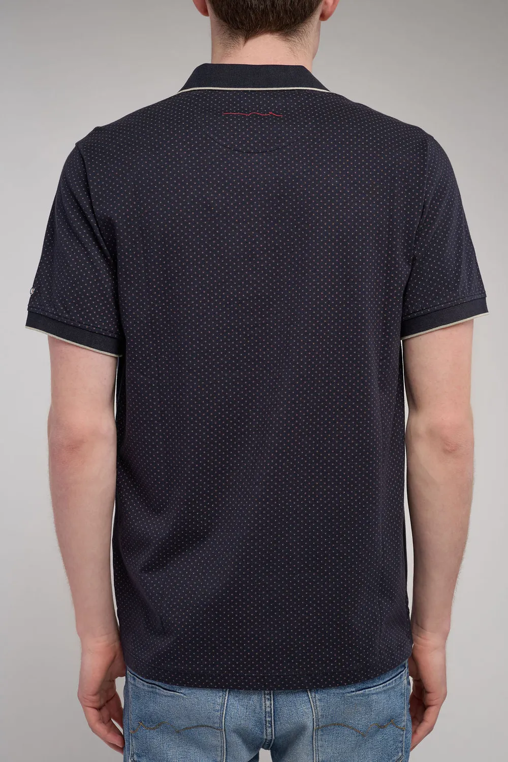 Teddy Smith Pasy 2 MC Polo Uomo Blu Navy Piqué