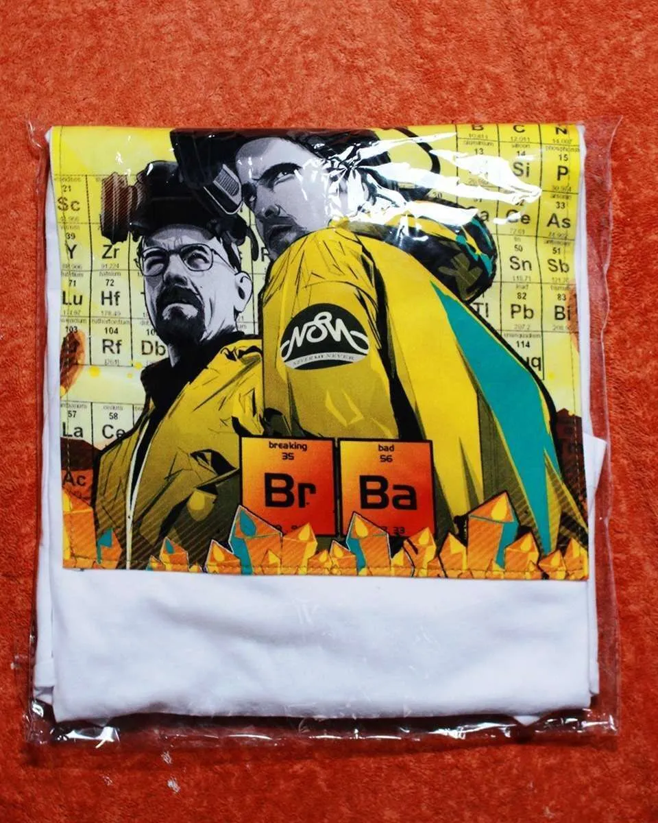 Never Say Never Heisenberg Jessie t-shirt tessuto breaking bad