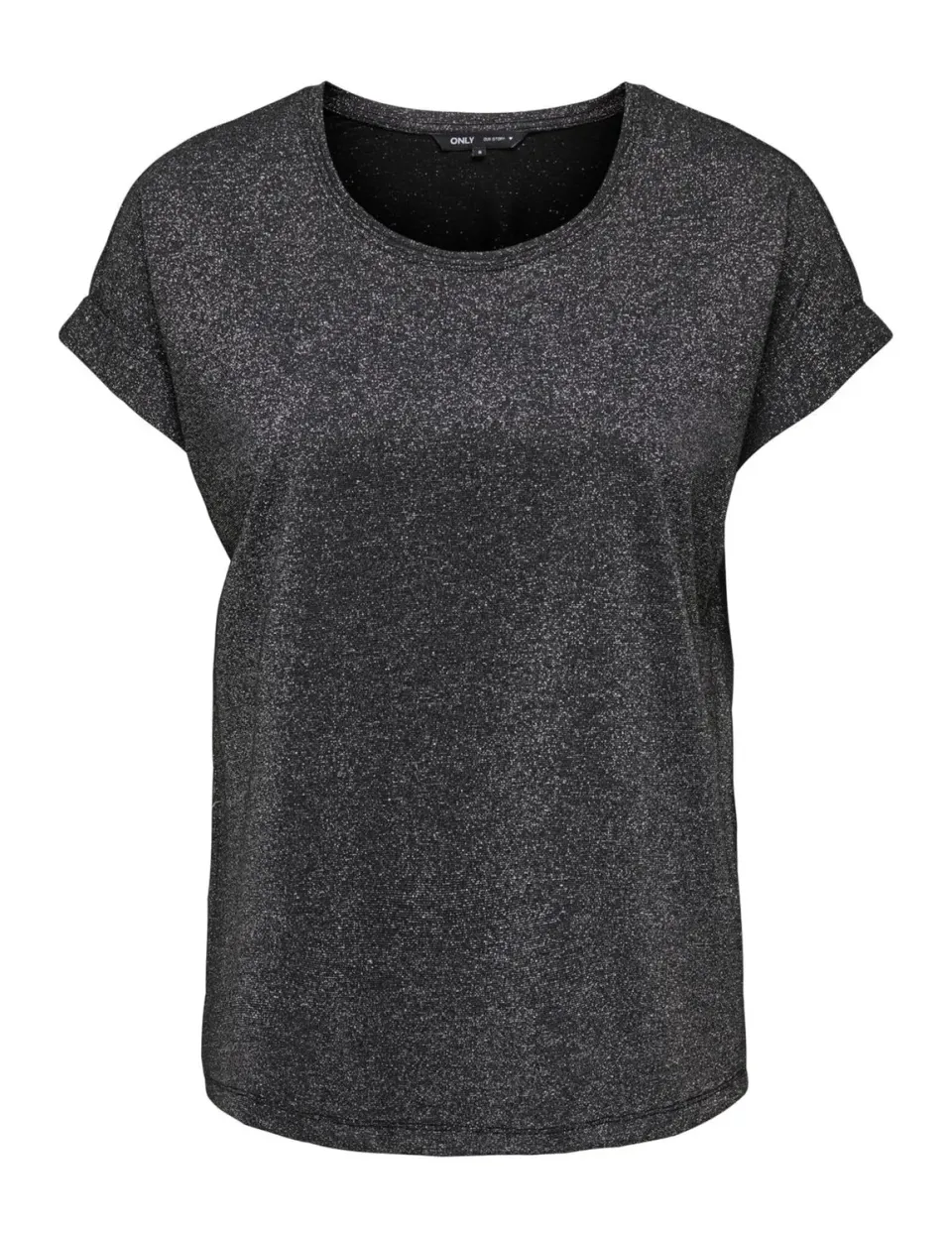 ONLY Onlmoster top jersey glitter manica corta XL