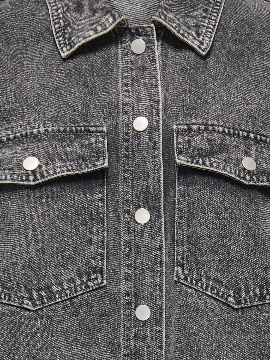 ONLY Onlbelle camicia jeans donna S denim scuro classica