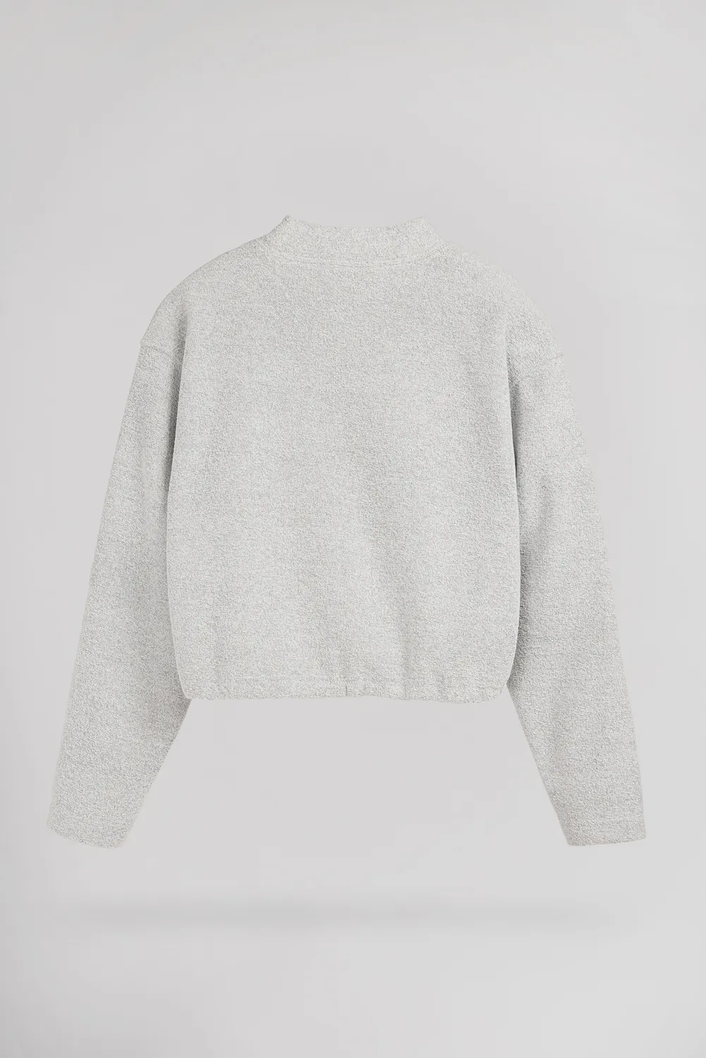 Teddy Smith S-Ody JR Felpa Grigio Collo Alto Bimba