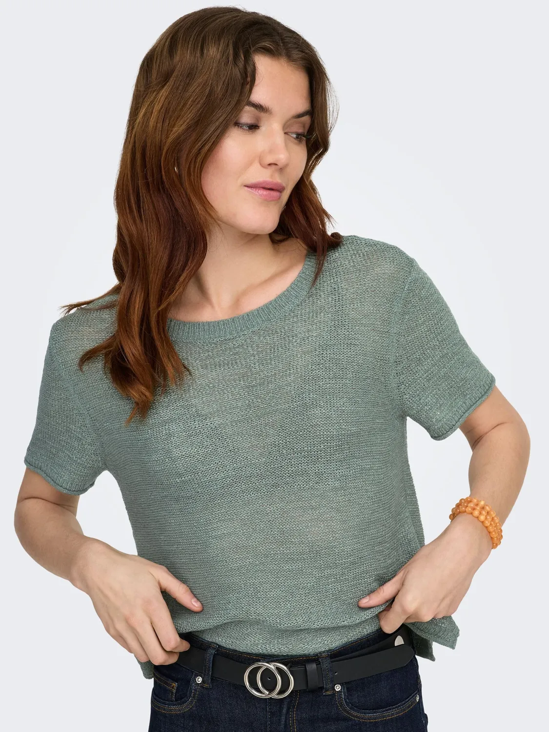 ONLY ONLSUNNY top donna maglia scollo tondo