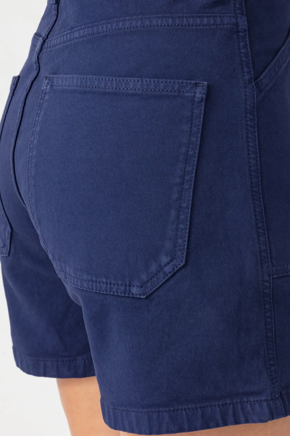 Acquaverde Mary Shorts Indigo Cargo Vita Alta
