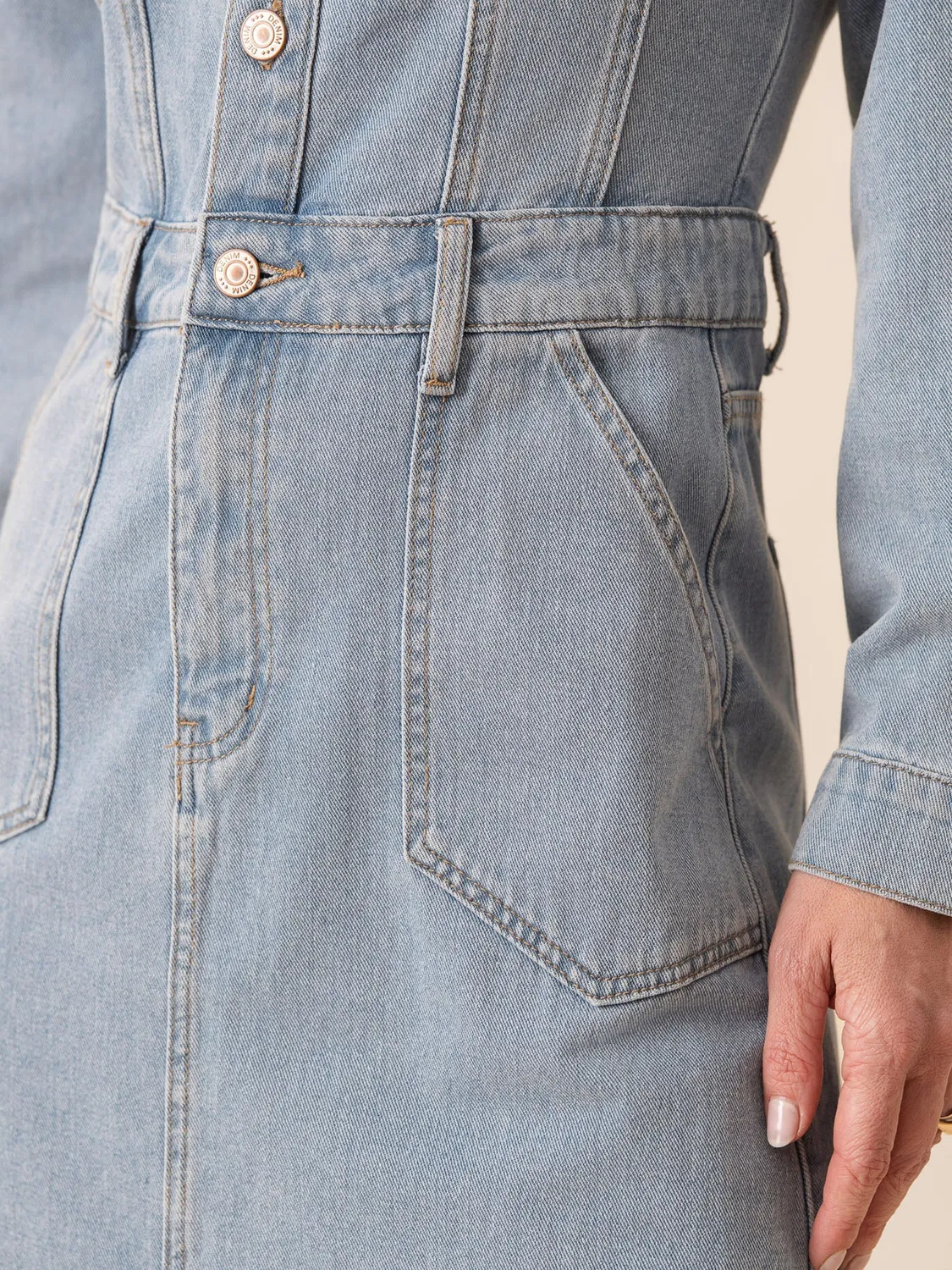 Oraije Ophelie abito jeans matita premium