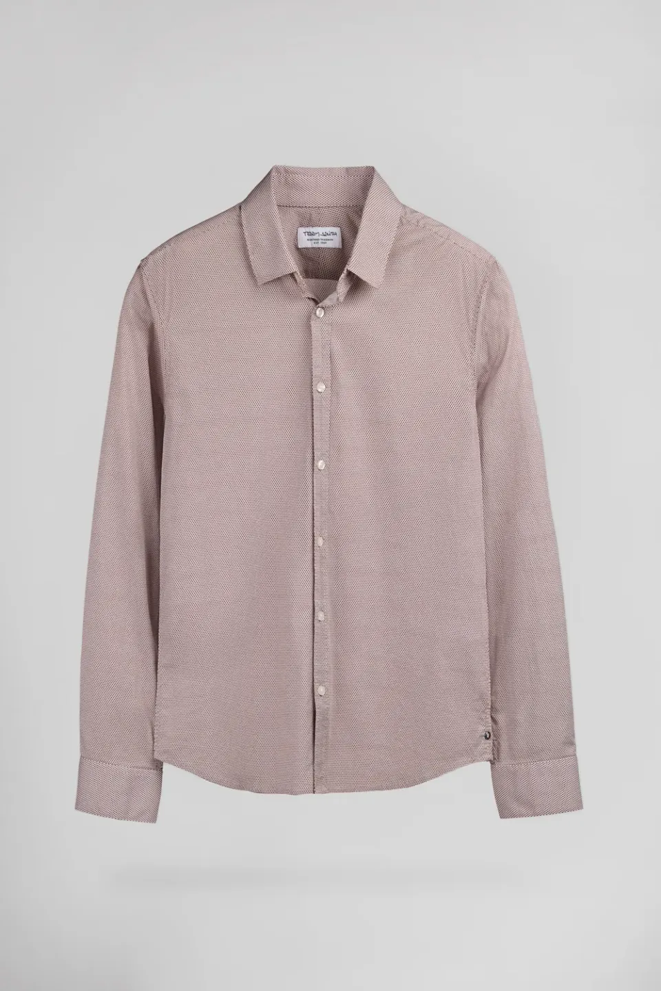 Teddy Smith Carton ML Stret Middle White 1 camicia uomo bianca
