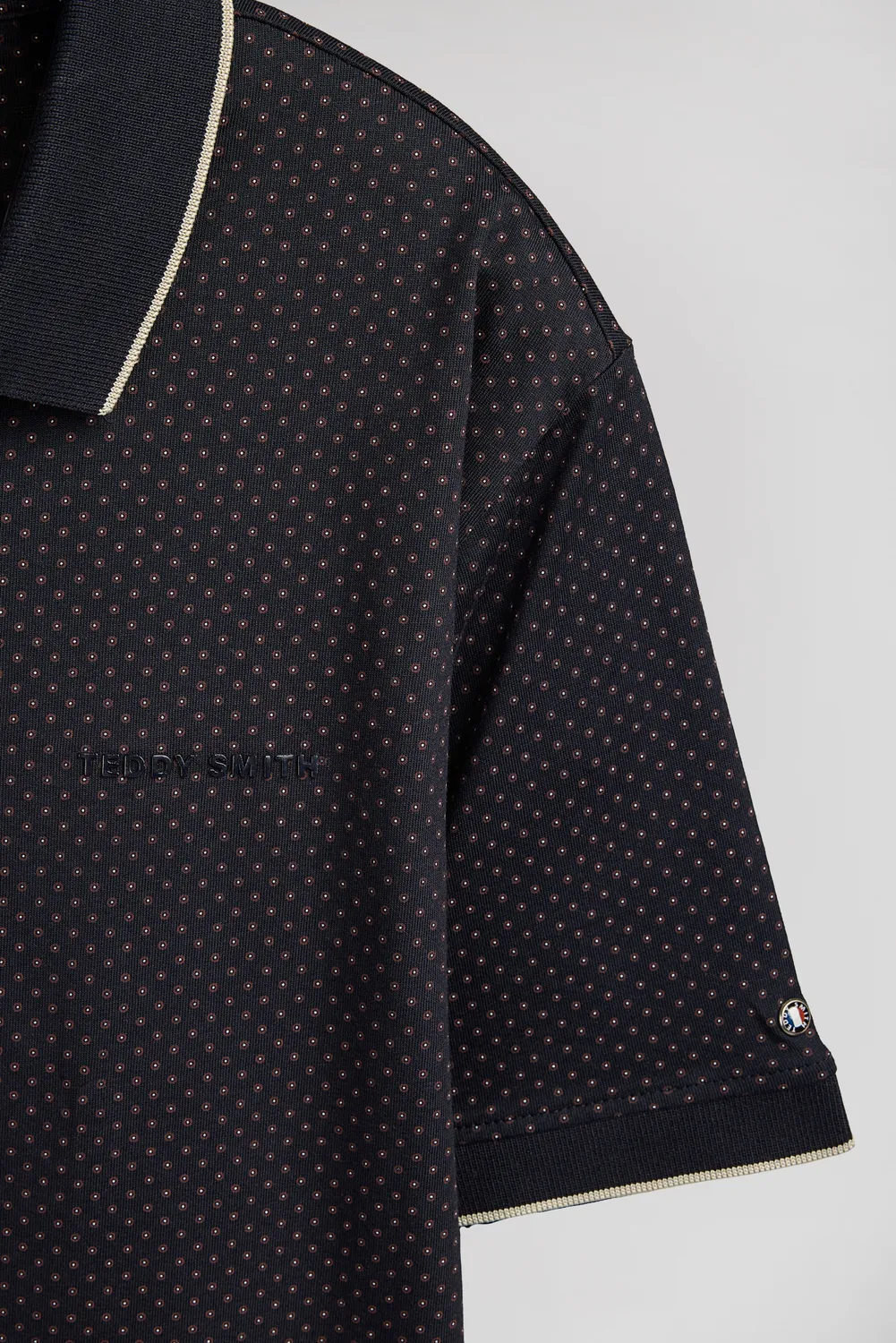 Teddy Smith Pasy 2 MC Polo Uomo Blu Navy Piqué