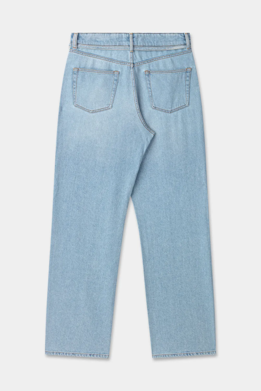 Acquaverde Bronx Used Bleached jeans mom vita alta
