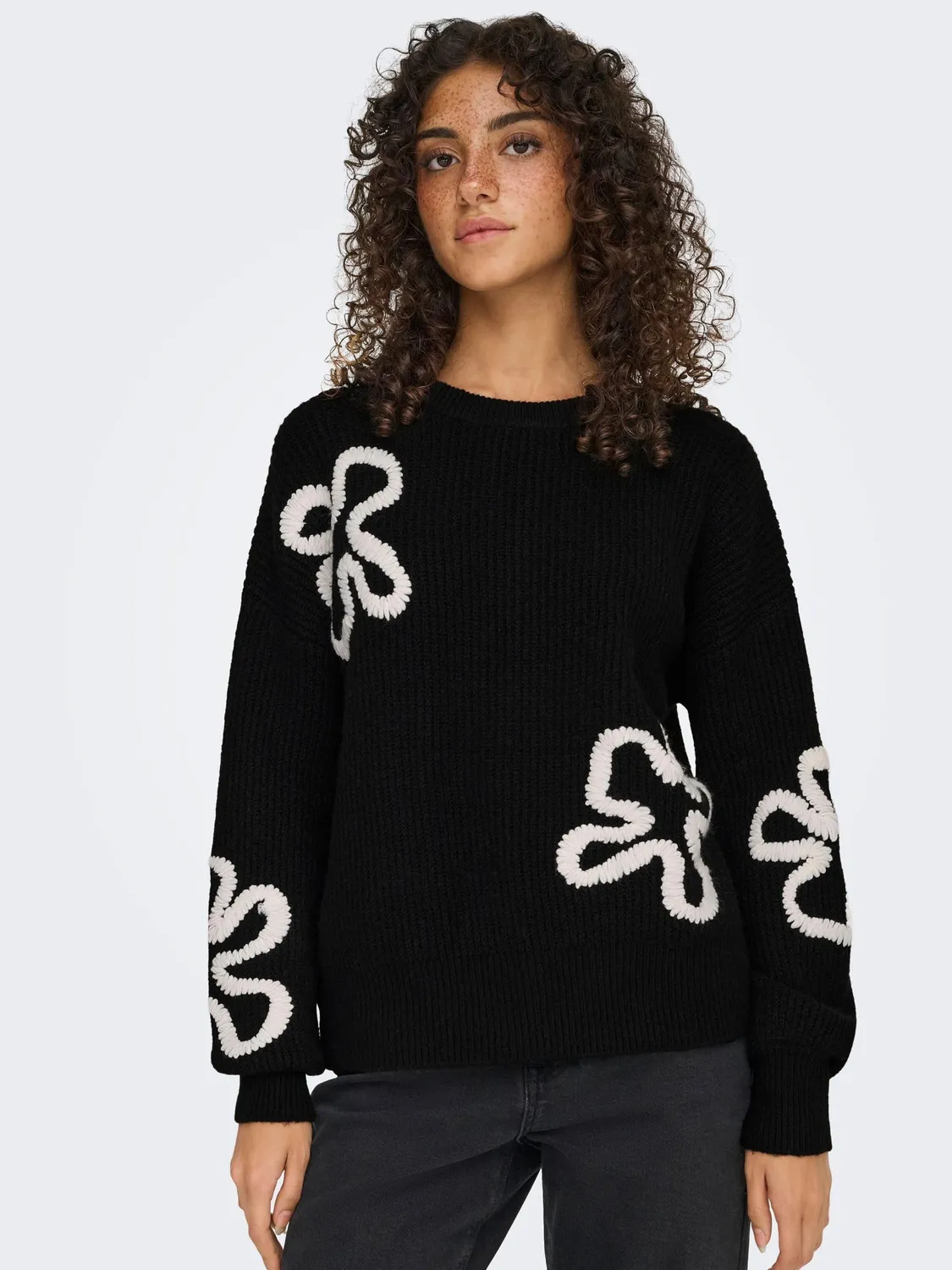 ONLY Onldaisy LS Stitch maglione donna M girocollo