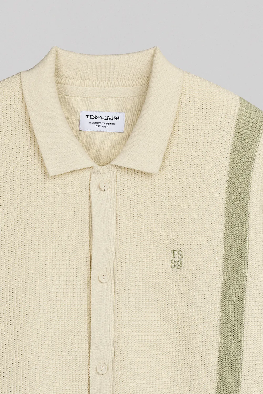 Teddy Smith G-Ilario Gilet Uomo Cream Cotone Polo