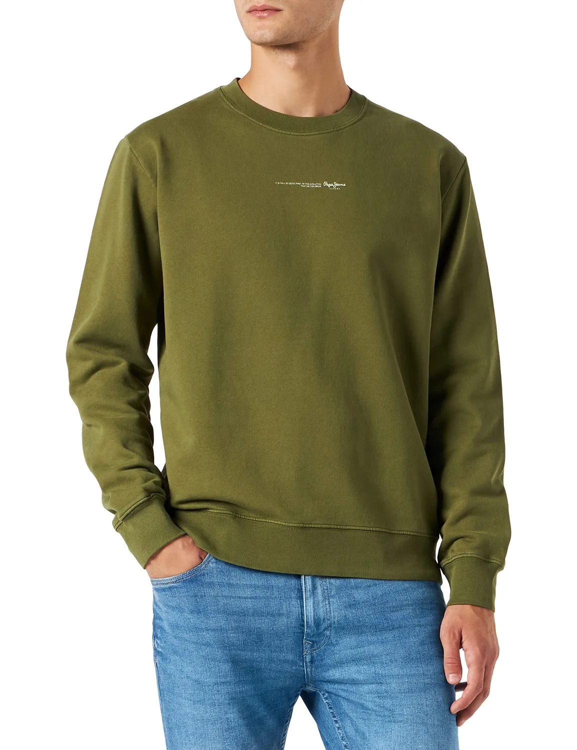 Pepe Jeans David Crew Felpa Uomo M Nera Cotone