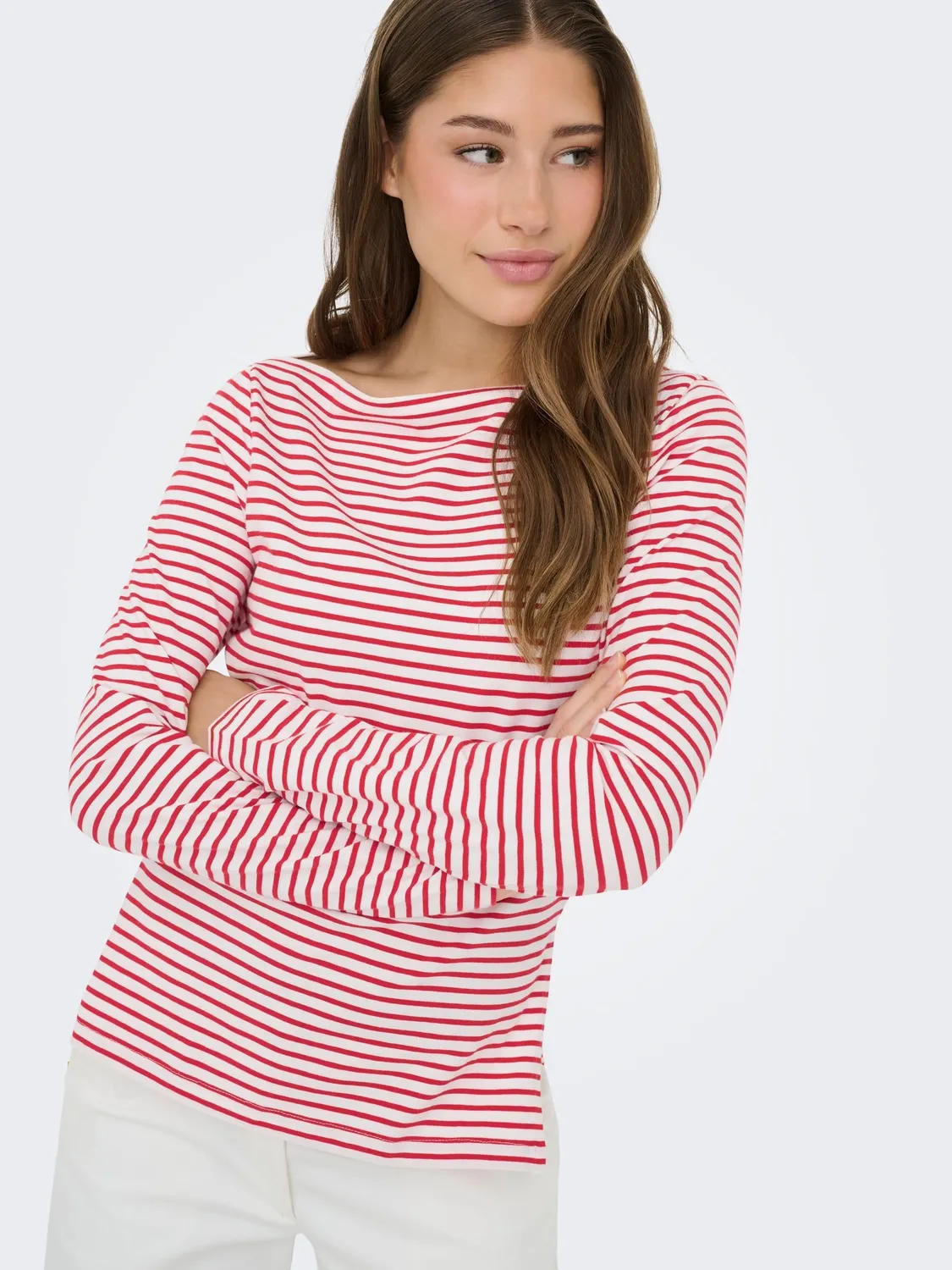 ONLY ONLKiss Life Top Donna XS Scollo Barca