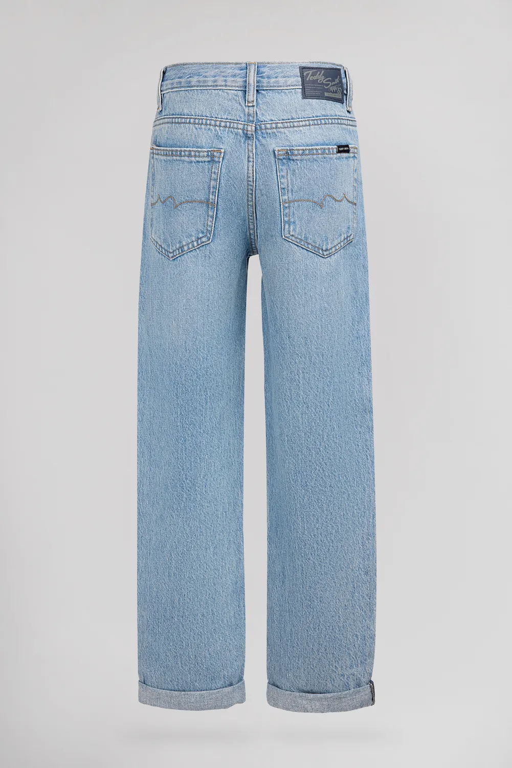 Teddy Smith Dad Pant JR jeans bambino indigo chiaro cotone