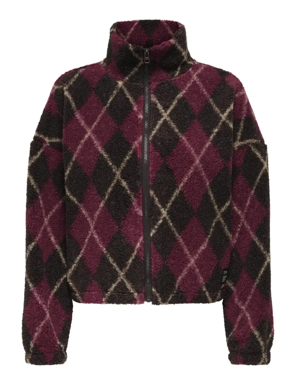 ONLY ONLLine Life L/S Zip Teddy Swt Felpa S