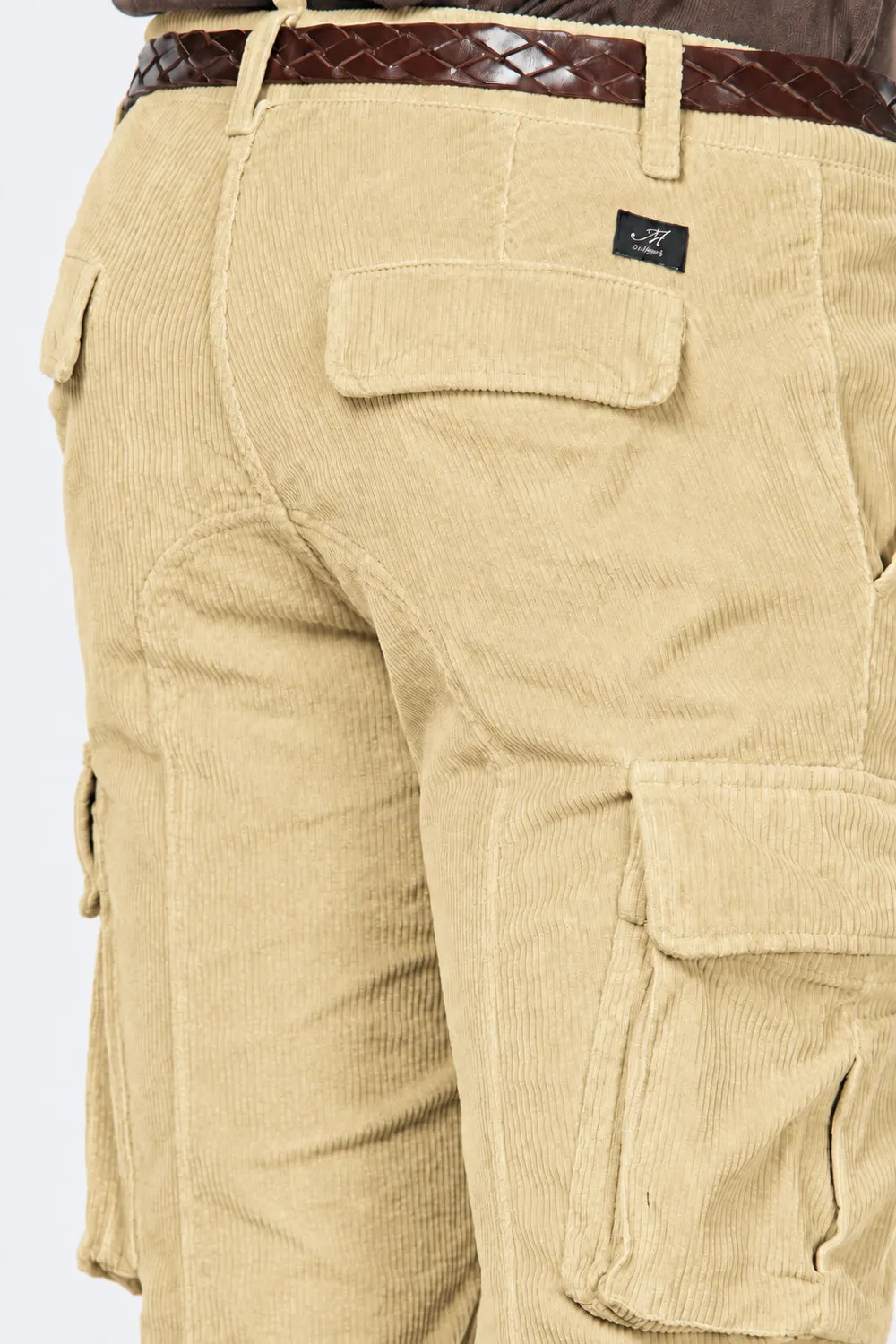 Mason's Chile cargo uomo velluto latte extra slim invernale