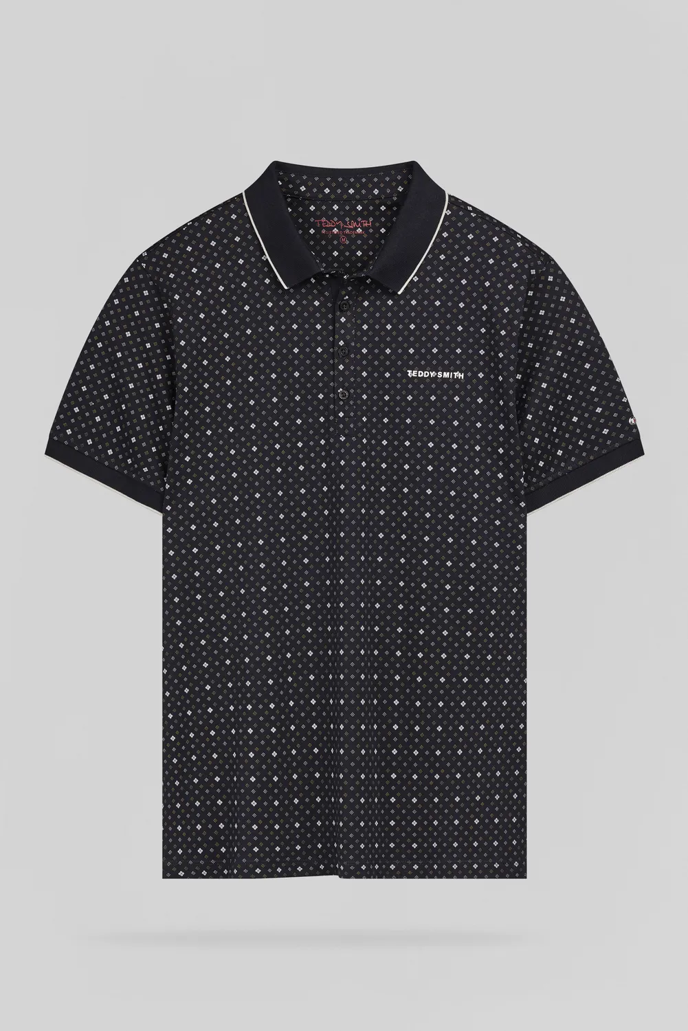 Teddy Smith Pasy 2 Polo Uomo Blu Navy Piqué Cotone