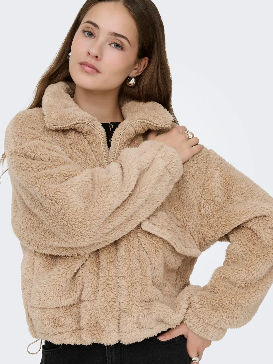 ONLY Onlanna giacca teddy donna pile