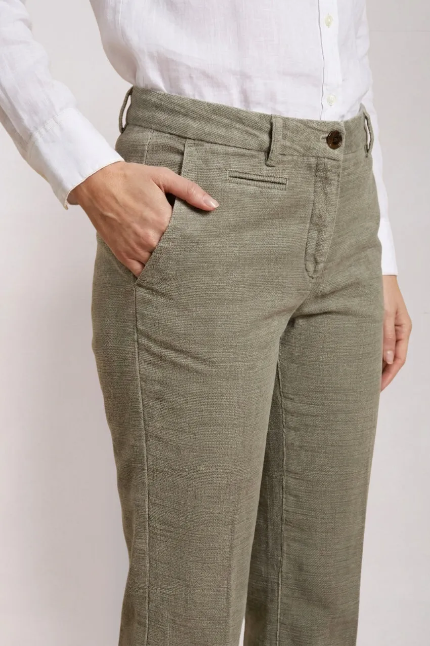 Mason's New York Trumpet pantalone chino donna salvia
